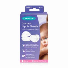 Lansinoh Nipple Shield Size2 24Mm 2 Pack