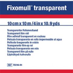 Fixomull Transparent Film Dressing Tape 10Cm X 10M 1 Pack