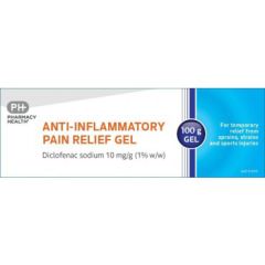 Pharmacy Health Anti-Inflammatory Pain Relief Gel 100 g