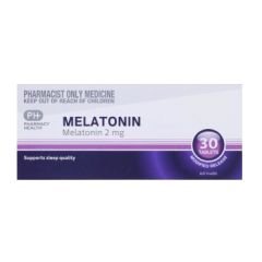 Pharmacy Health Melatonin Modified Release 2 mg 30 Tablets