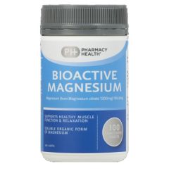 Pharmacy Health Bioactive Magnesium 100 Tablets