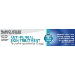 Pharmacy Health Antifungal Skin Treatment Terbinafine 1% Cream 15 g