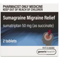 Sumagraine Migraine Relief Sumatriptan 50 mg 2 Tab S3