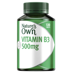 Nature’s Own Vitamin B3 500mg 120 Tablets