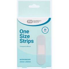 Pharmacy Health Water Resistant Strips 20 Pack