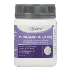 Pharmacy Health Ashwagandha3000 mg 60 Tablets