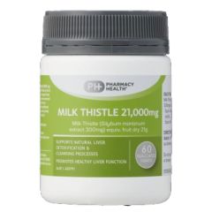 Pharmacy Health Milk Thistle 21000 mg 60 Tablets