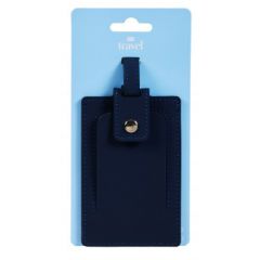 Pharmacy Health Luggage Tag Navy 1 Each