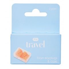 Pharmacy Health Foam Earplugs & Case 2 Pairs