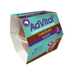 Advital Chocolate Mousse 120G 2 Pack