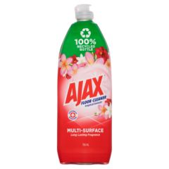 Ajax Floor Cleaner Tropicalbreeze Multi Surface 750 ml