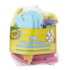 Crayola 36 Bath Numbers & Letters 36 Piece Set