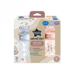 Tommee Tippee Natural Start PP Decorated Bottle 2 X 260 ml