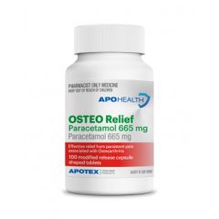 Apo Health Osteo Relief Paracetamol Osteo Paracetamol 665 mg Bottle 100 Tablets