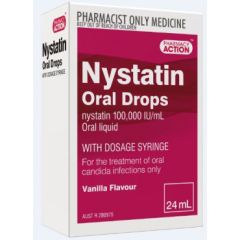 Pharm Action Nystatin Oral Drops 24 ml