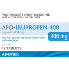 Apo-Ibuprofen 400 Tablets 400 mg Blister Pack 30