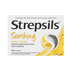 Strepsils Honey & Lemon 16 Lozenges