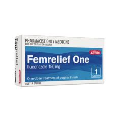 Pharmacy Action Femrelief One 150 mg 1 Capsule