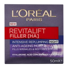 L'Oréal Paris Revitalift Filler [Ha] Intensive Replumping Anti-Ageing Night Moisturiser 50mL