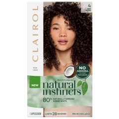 Clairol Natural Instincts 4Dark Brown 1 Pack