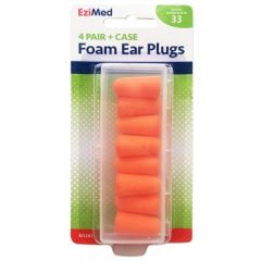 Amcla Ezimed Sound Tamer Foam Ear Plugs 4 Pairs