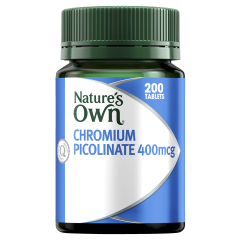 Nature's Own Chromium Picolinate 200 Tablets