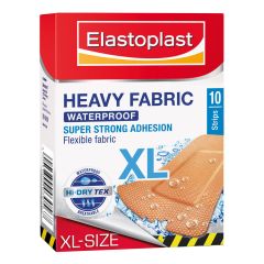 Elastoplast Extra Tough Xl Waterproof Supr Strong Adhesion Flexible & Durable 10 Xl Strips