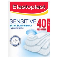 Elastoplast Sensitive Assorted Strips 40 Pack