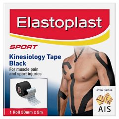 Elastoplast Sport Kinesiology Tape Black 5Cm X 5M 1 Ea