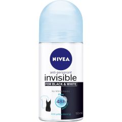 Nivea Antiperspirant Roll-On Deodorant Invisible Pure 50mL