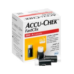 Accu-Chek Fastclix 204 Lancets