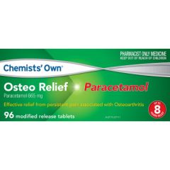 Chemists' Own Osteo Relief Paracetamol 96 Tablets