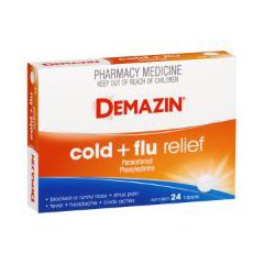 Demazin Pe Multi-Action Cold& Flu Relief 24 Tablets