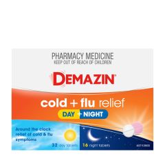 Demazin Pe Cold & Flu Day + Night 48 Tablets
