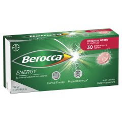 Berocca Energy Original Berry Eff Tab 30