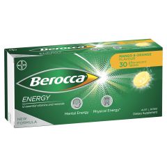 Berocca Energy Orange & Mango Eff Tab 30