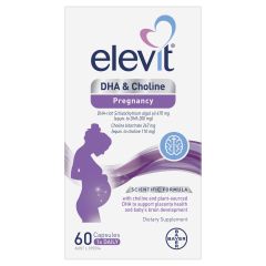 Elevit Dha & Choline Pregnancy Capsules 60 Pack (60 Days)