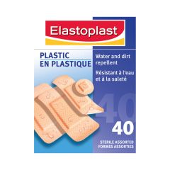 Elastoplast Plastic Shapes Assorted 40 Pack