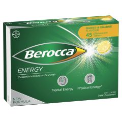 Berocca Energy Orange & Mango Eff Tab 45