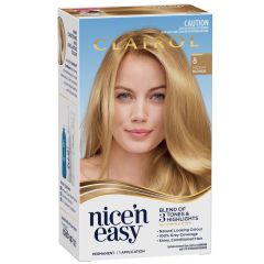 Clairol Nice 'N Easy 8 Natural Medium Blonde Permanent Hair Colour 1 Pack