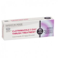 Pharmacy Health Clotrimazole Thrush Treatment 3 Day 20 g