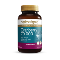 Herbs of Gold Cranberry 70 000 50 Tablets