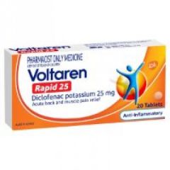 Voltaren Rapid 25 20 Tablets