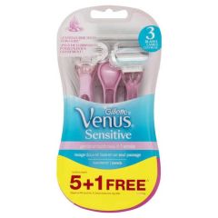 Gillette Venus Sensitive Razor 5+ 1 Pack