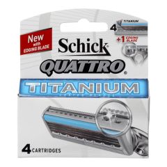 Schick Quattro Titanium Blades 4 Pack