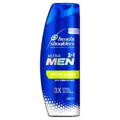 Head & Shoulders Ultramen 2In1 Sports Fresh Anti-Dandruff Shampoo + Conditioner 400 ml