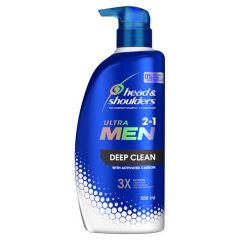 Head & Shoulders Ultra Men 2In1 Deep Clean Anti Dandruff Shampoo + Conditioner 550 ml