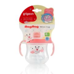 Pigeon Magmag Straw Cup Pink 200mL