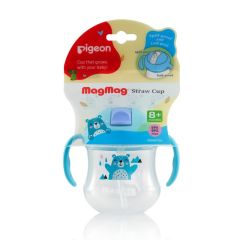 Pigeon Magmag Straw Cup Blue 200mL
