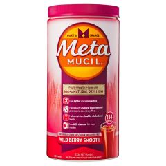 Metamucil Daily Fibre Supplement Wild Berry Smooth 114 Doses 673g